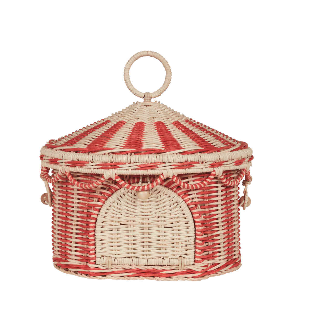 Olli Ella Circus Tent Toy Basket, Small