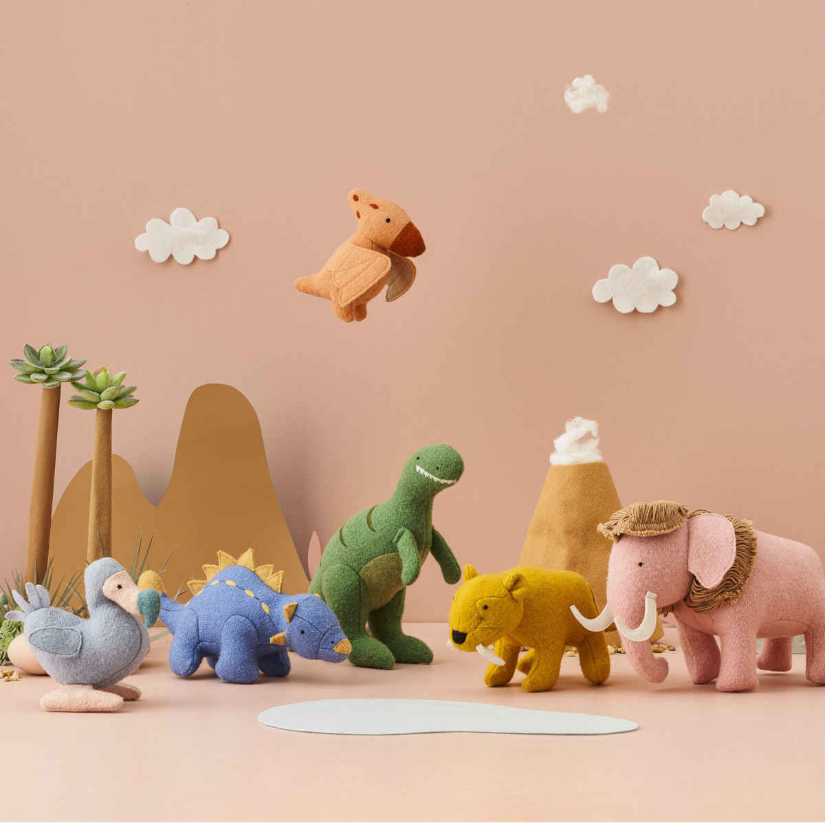 Olli Ella Holdie Prehistoric Animal Set