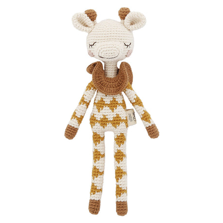 Patti Oslo Organic Crochet Doll,  Goldie Giraffe