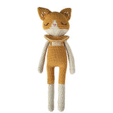 Patti Oslo Organic Crochet Doll,  Cat, Ochre