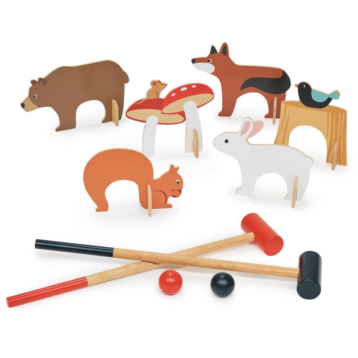 Tender Leaf Toys Woodland Indoor Croquet Set