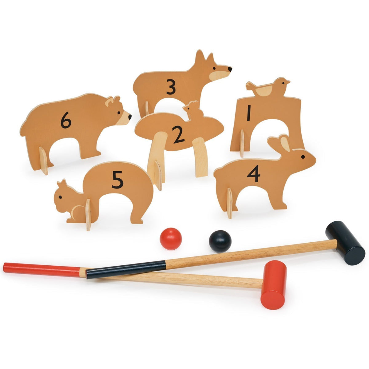 Tender Leaf Toys Woodland Indoor Croquet Set