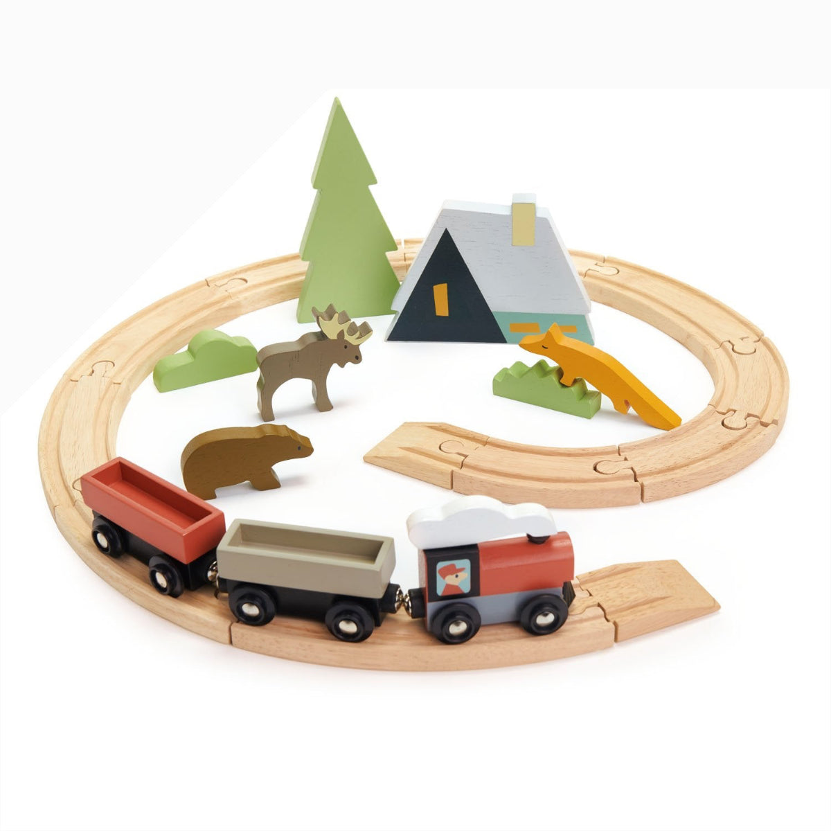 Tender Leaf Toys Treetops Train Set