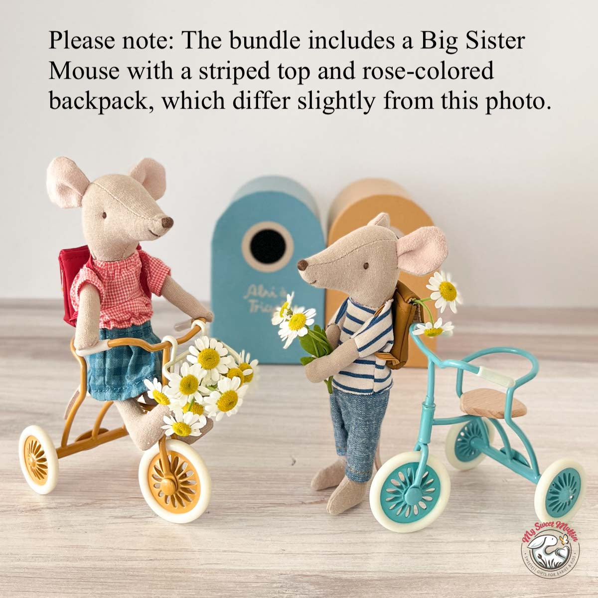 Maileg Abri à Tricycle Bundle, Big Sister (FREE GIFTS)