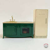 Maileg  Mouse size Dollhouse Kitchen, Dark Green