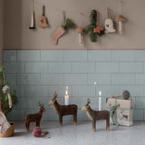 Maileg Reindeer Candle Holder Set