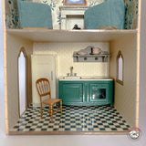 Maileg  Mouse size Dollhouse Kitchen, Dark Green