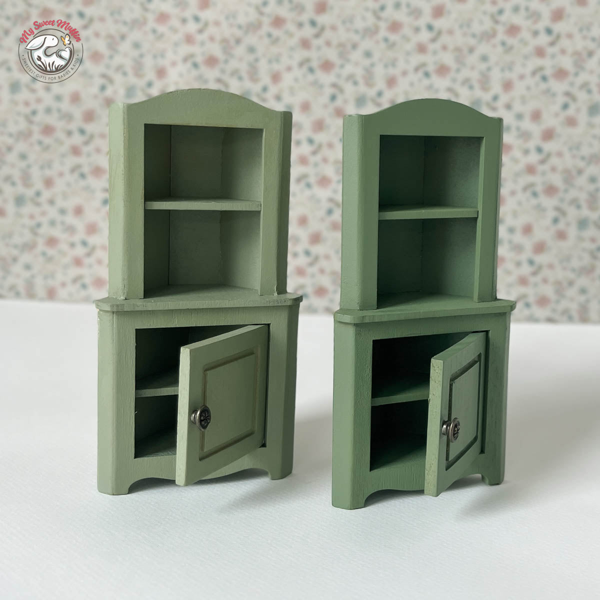 Maileg Dollhouse Corner Cabinet, Mouse size