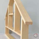 Wooden Story House Shelf