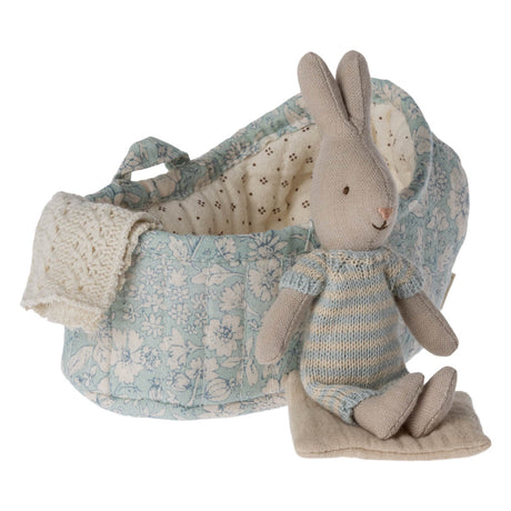 Maileg Micro Rabbit in Carry Cot