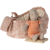 Maileg Micro Bunny in Carry Cot