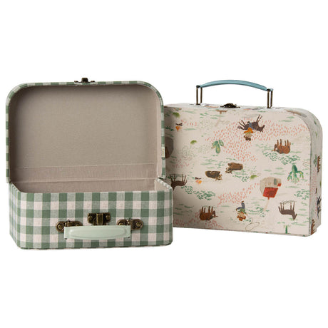 Maileg Fabric Nesting 2pcs Suitcase set, Pony (ships in May)