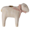 Maileg Wooden Candle Holder, Lamb (ships in late January)