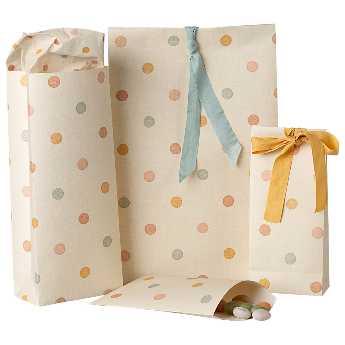 Maileg Gift bag, Multi Dots (ships in April)