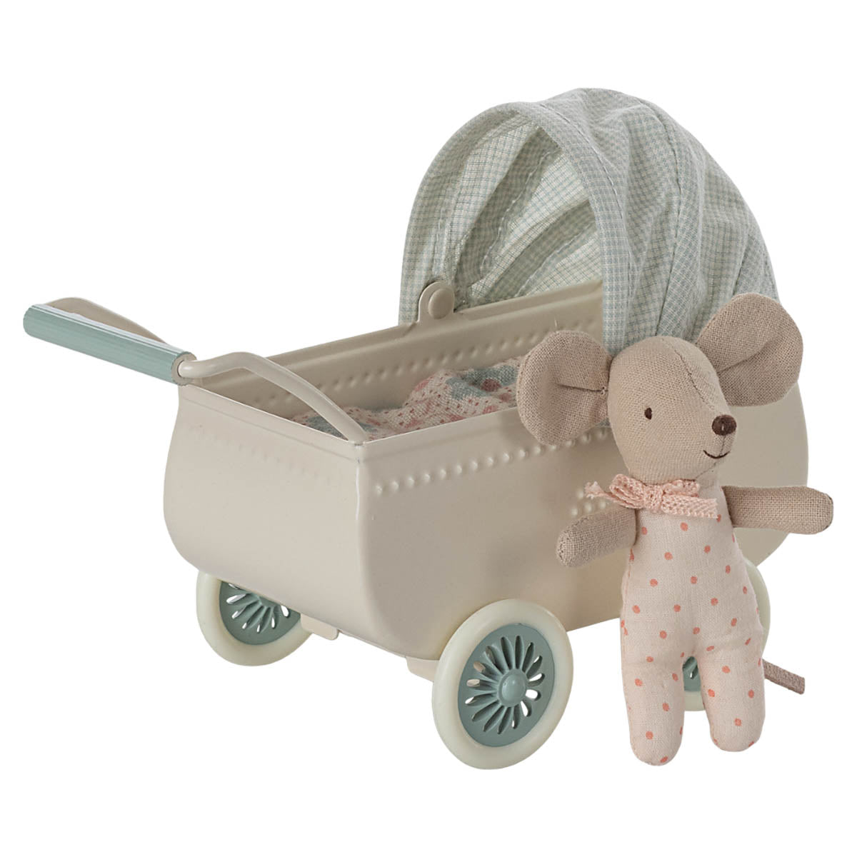 Maileg Pram with Baby Mouse (ships in March)