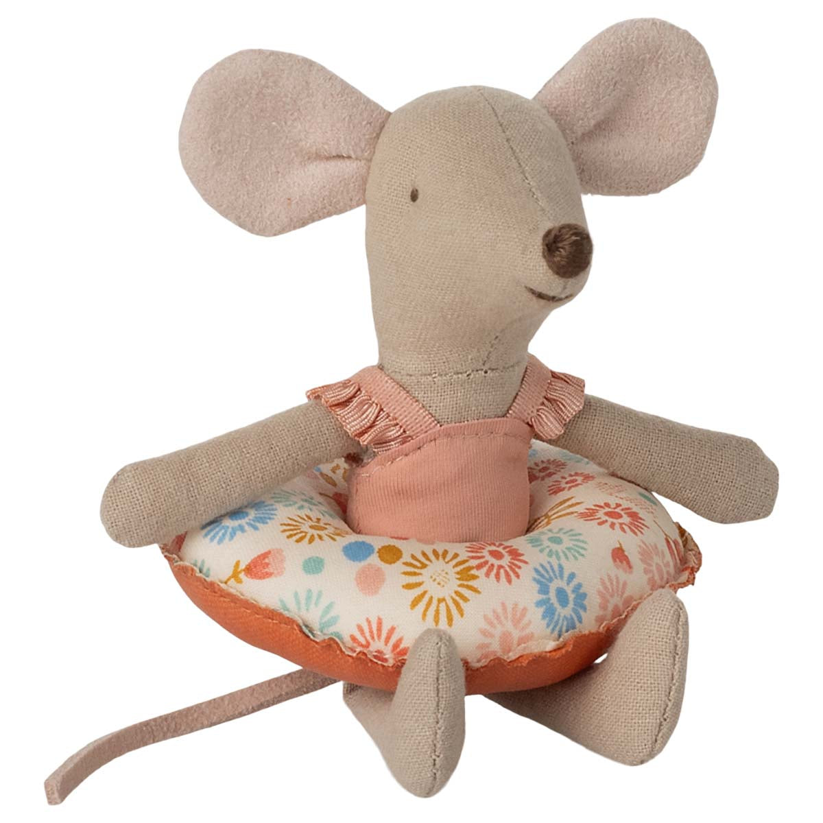 Maileg Little Sister Beach Mouse with Float (ships in May)