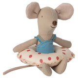 Maileg Little Sister Beach Mouse with Float (ships in May)