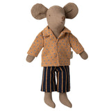 Maileg Mom/Dad Mouse Clothes, Shirt and Striped Pants (ships in March)