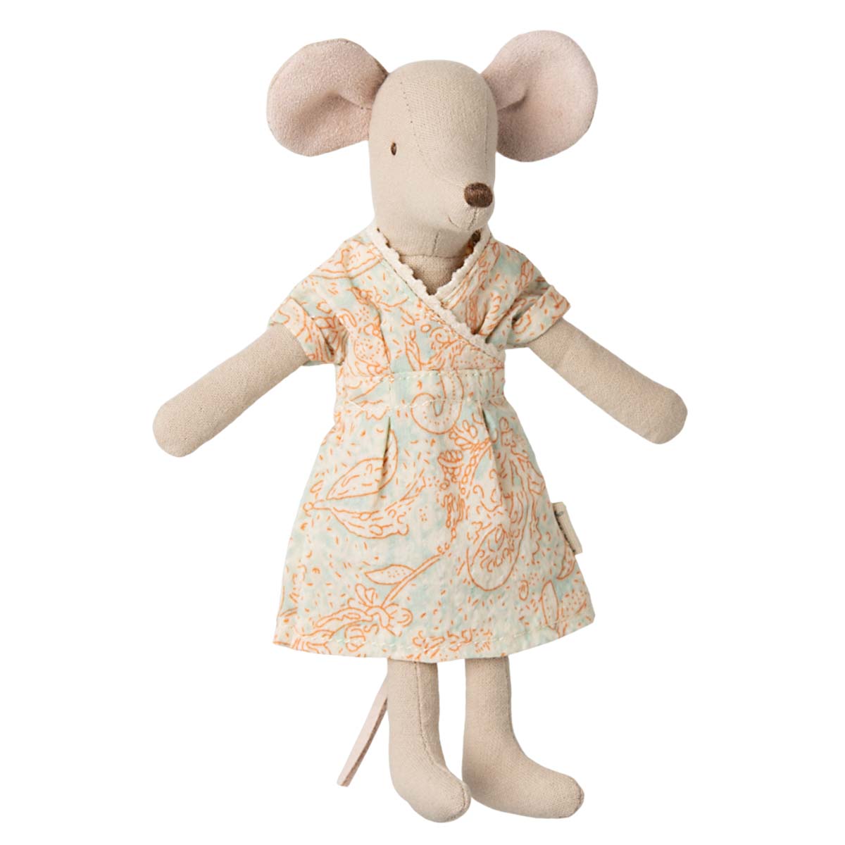 Maileg Mom/Dad Mouse Clothes, Flower Wrap Dress