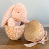 Maileg Metal Easter Egg with Bunny, Powder