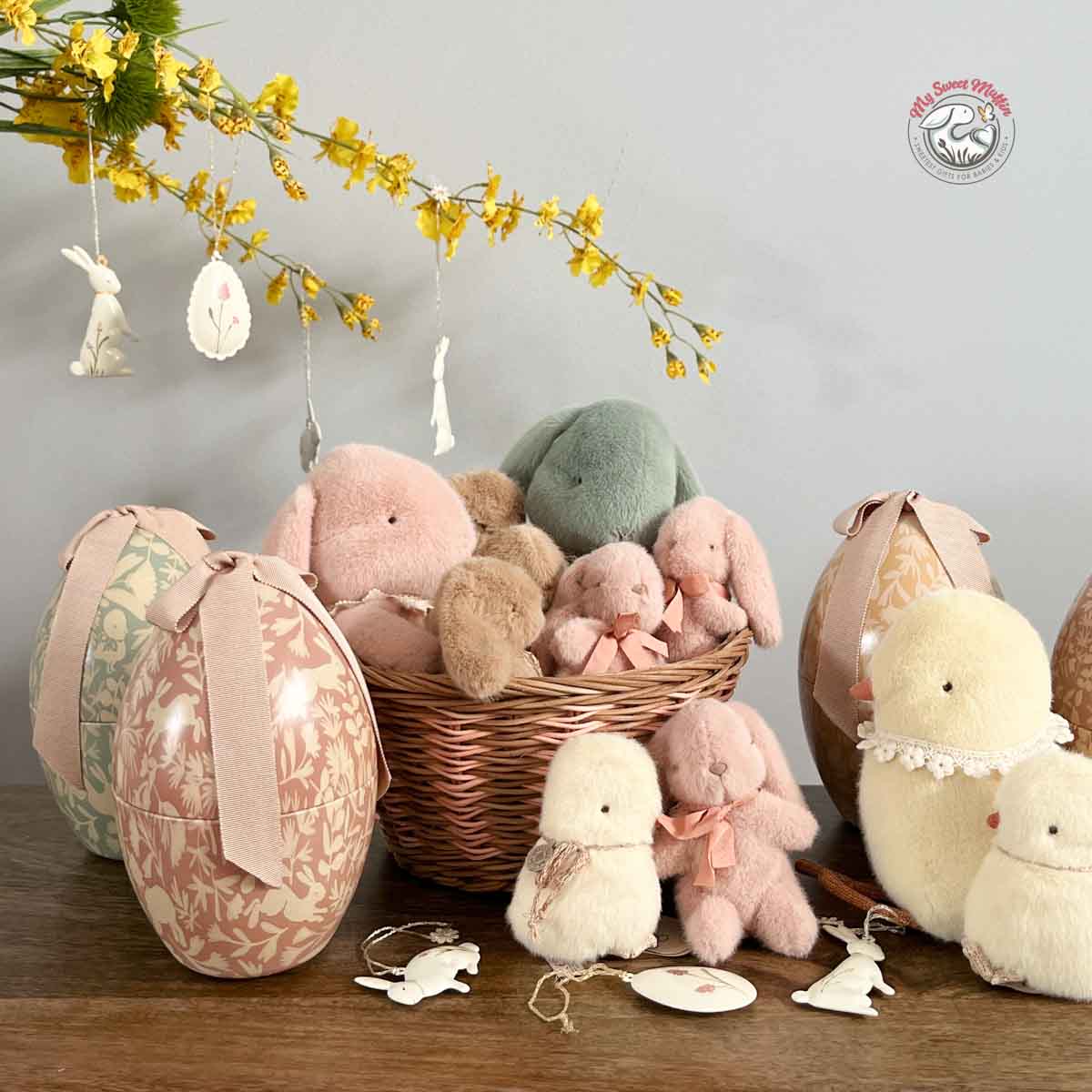 Maileg Easter Bunny Ornaments 5pcs Set