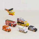 Le Toy Van Emergency Helicopter & Cars (7pcs)