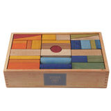 Wooden Story Rainbow Blocks in Tray, XL, 63pcs