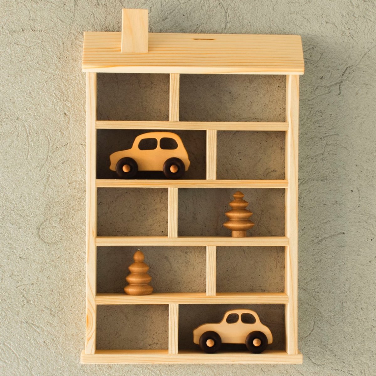 Wooden Story House Shelf, No.22