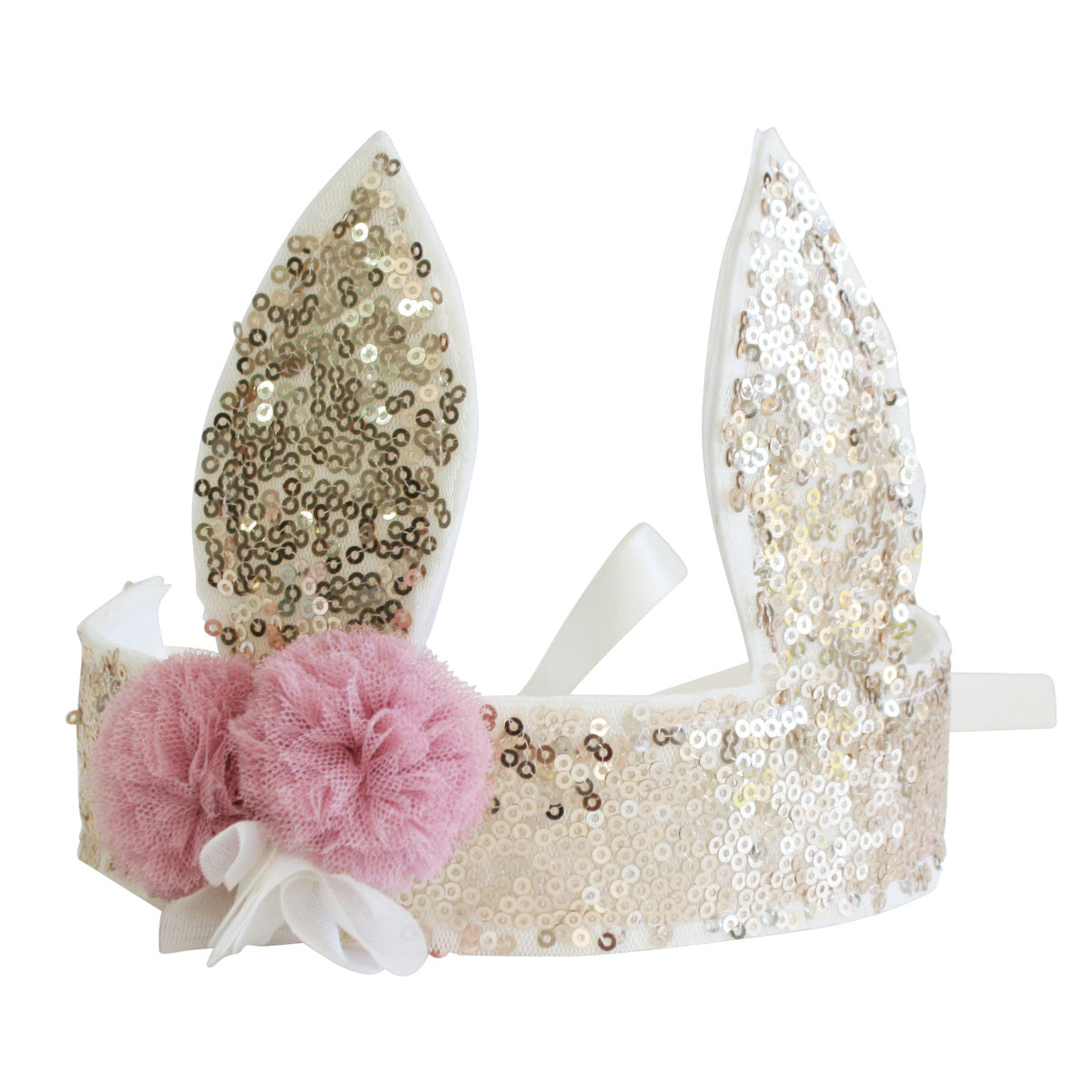 Alimrose Sequin Bunny Crown