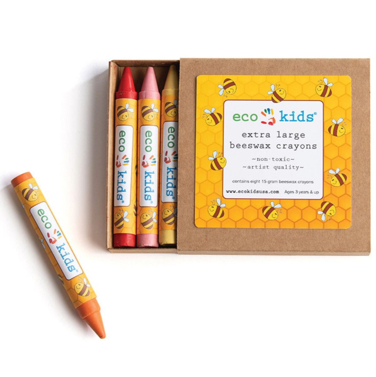 Non-Toxic Beeswax Extra Large Crayons