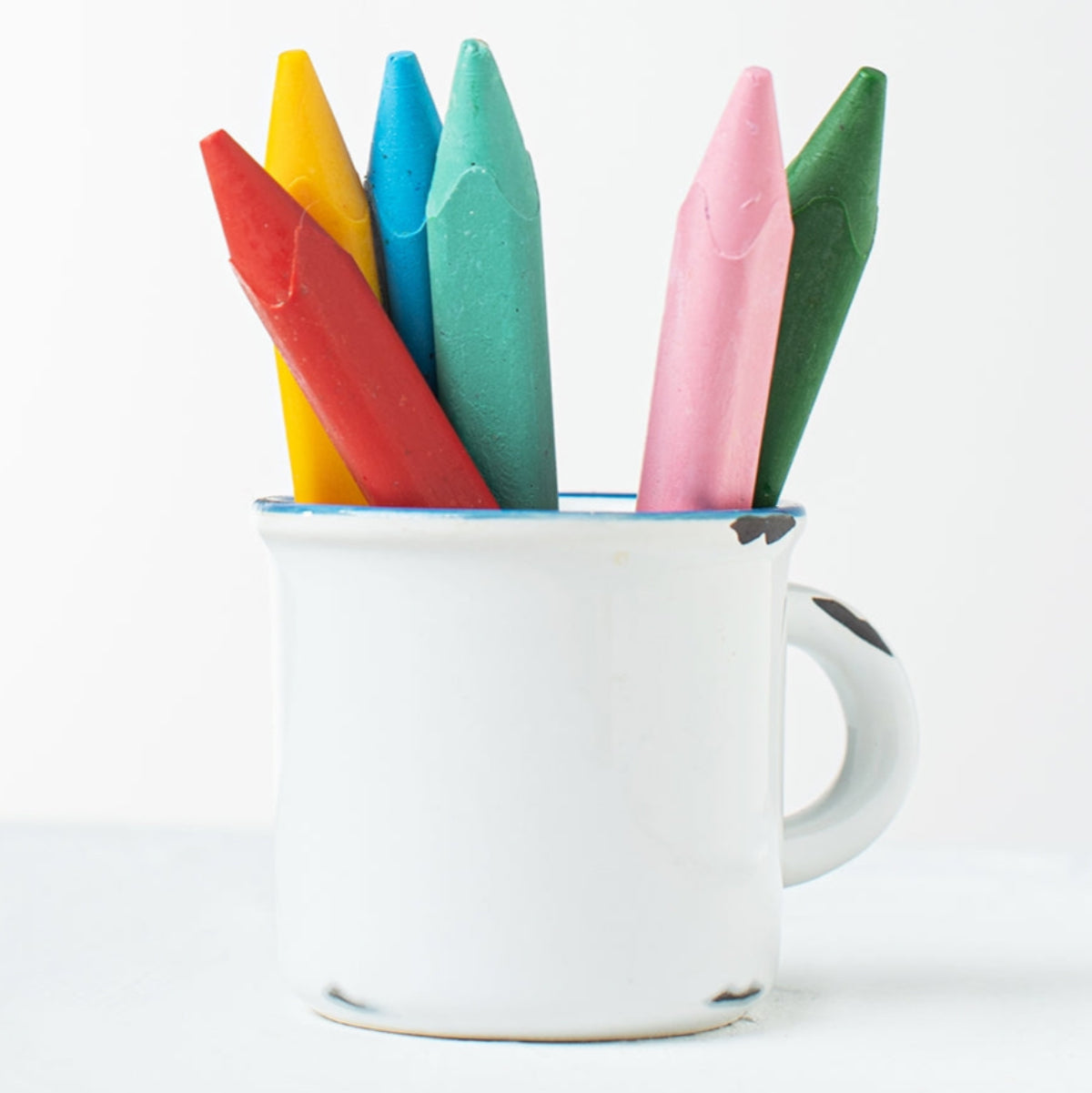 Non-Toxic Beeswax Triangle Crayons