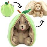 Flipetz Crocket the Dog/Apple Plush Doll