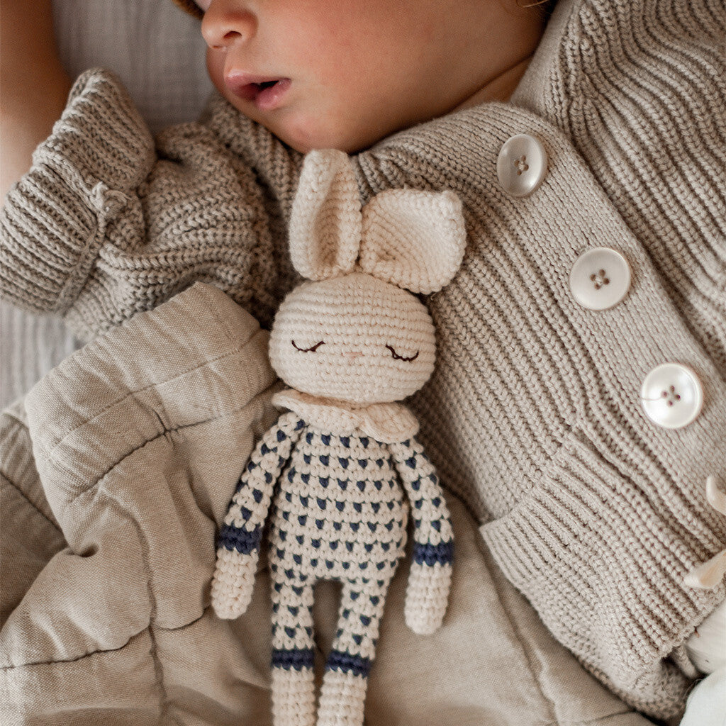 Patti Oslo Organic Crochet Doll, Bea Bunny, Raf