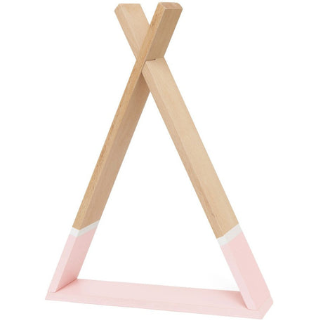 Petit Monkey Tipi Wooden Shelf, Black