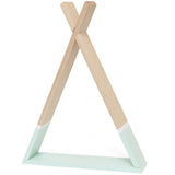 Petit Monkey Tipi Wooden Shelf, Black