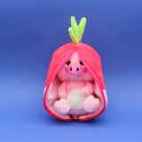 Flipetz Piglet the Pig/Radish Plush Doll