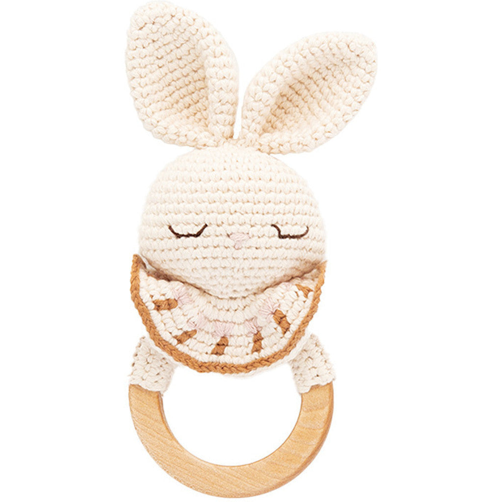 Patti Oslo Organic Teething Ring, Bonnie the Bunny