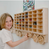 Toy Car Storage Wooden Truck