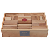 Wooden Story Natural Blocks in Tray, XL, 63pcs