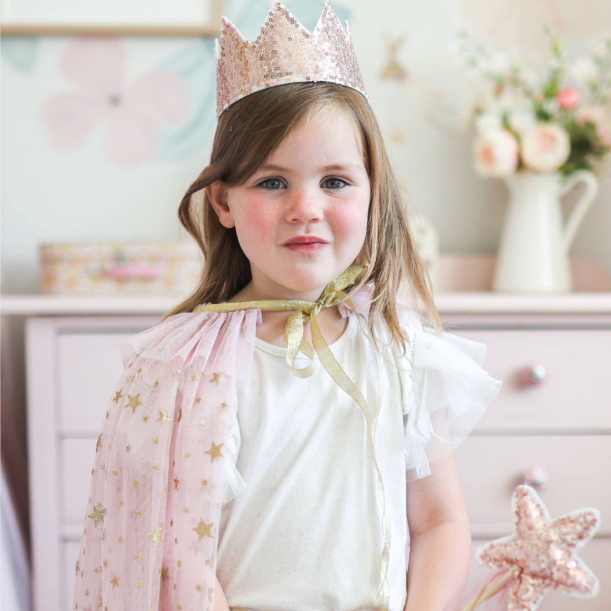 Alimrose Sequin Sparkle Crown