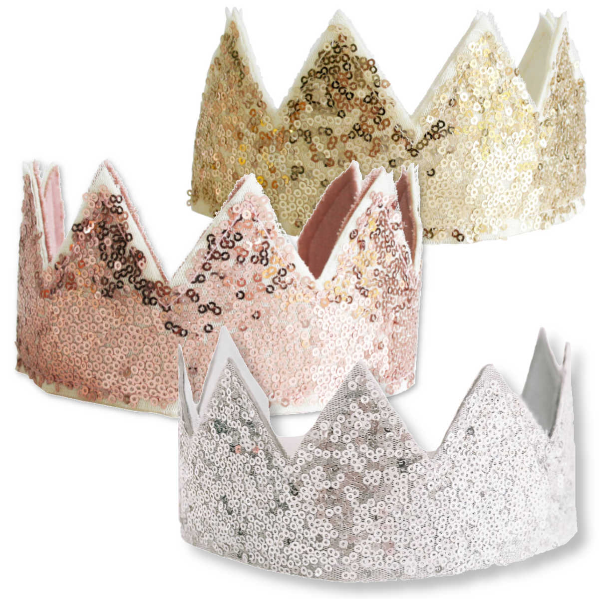 Alimrose Sequin Sparkle Crown