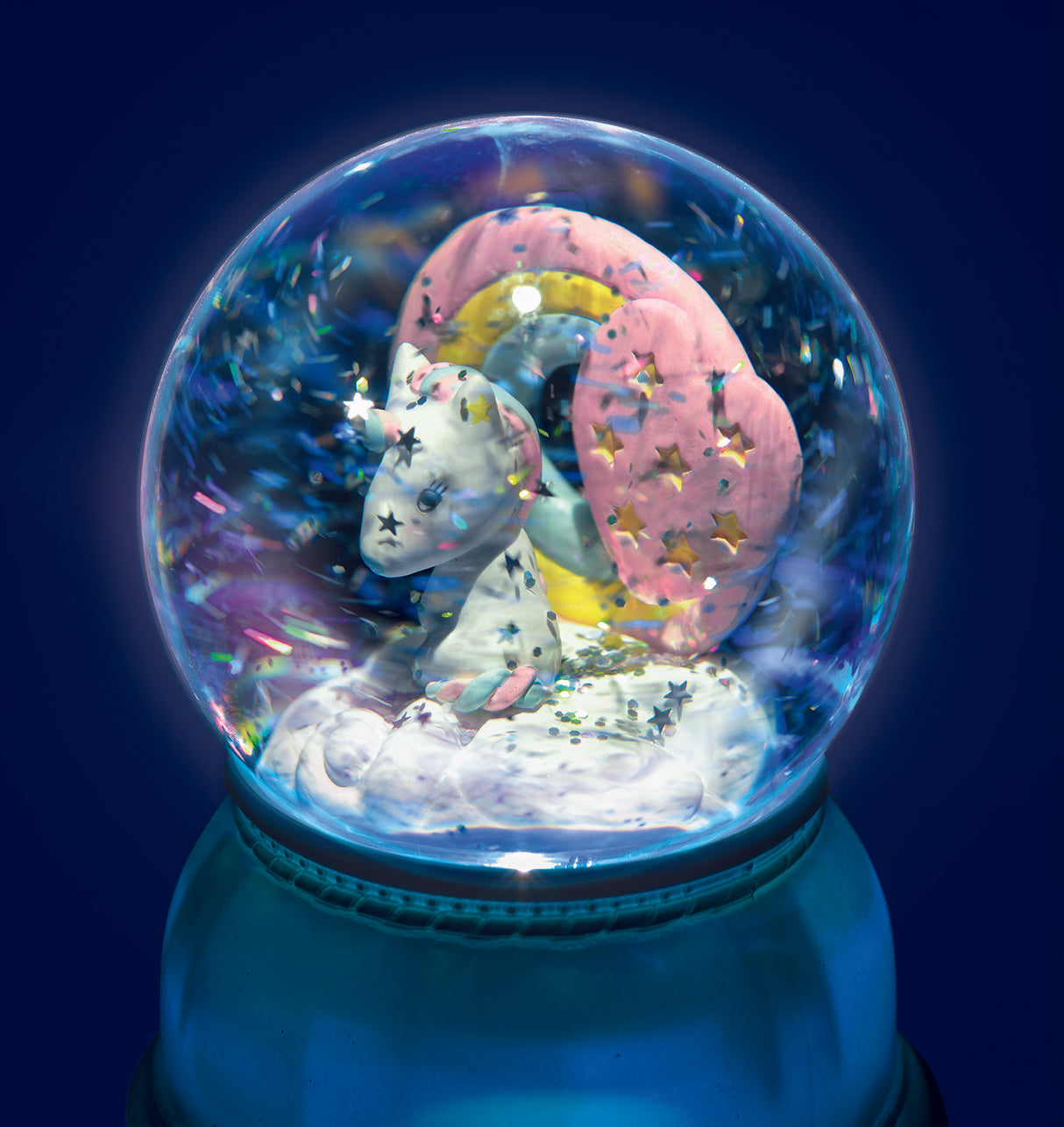 Djeco Snow Globe Night Light, Unicorn