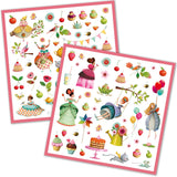 Djeco 160 Stickers, Princess Tea Party