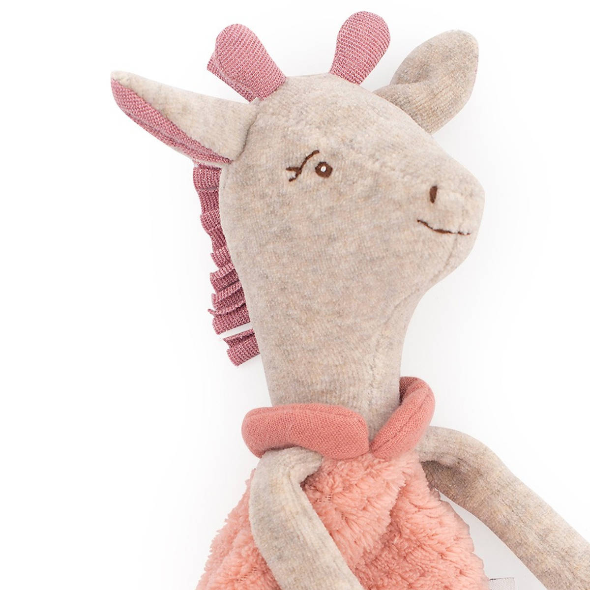 Moulin Roty Sous Mon Baobab Giraffe Rattle Comforter