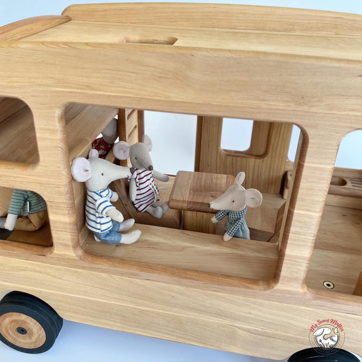 DrewArt Wooden Camping Car