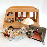 DrewArt Wooden Camping Car