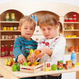 WoodenPretend Food Set, Assorted Breads