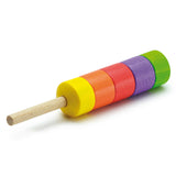 Wooden Play Food Rainbow Ice Lolly