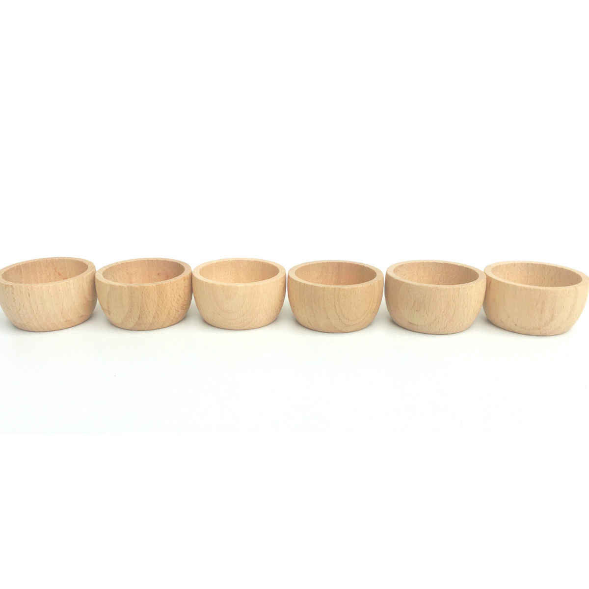 Grapat 6 Bowls, Natural