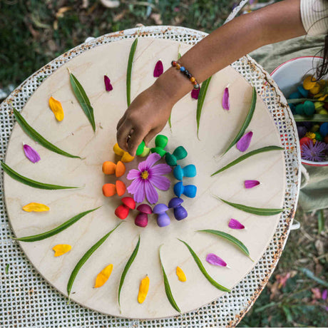 Grapat Mandala Rainbow Mushrooms